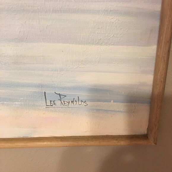 Vintage Lee Reynolds Giant Sea Sailboat Painting - I don’t think I can ship it - Picture 2 of 8